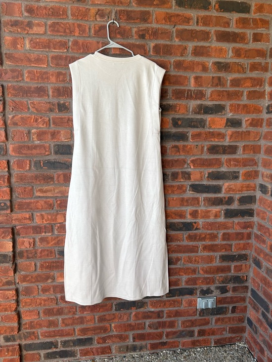 Dresses & Skirts - Sleeveless light tan Maxi Dress - Minimalist Summer Dress